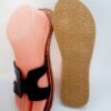 Uk size 8,  Black Handmade Moroccan Leather Sandals, Slip on,  Wide Sandals ,Slides - Image 4