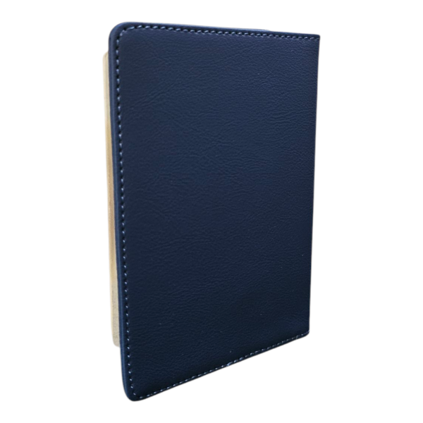 And So The Adventure Begins Passport Cover Holder - Navy - Image 3