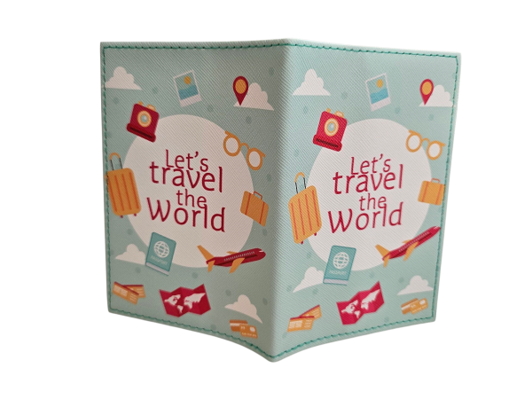 Let's travel the world passport holder /Cover - Image 4