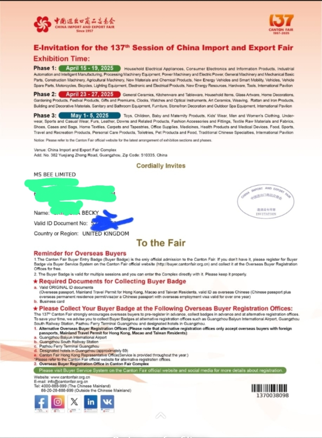 How to Apply for a Canton Fair Invitation Letter: Step-by-Step Guide ...